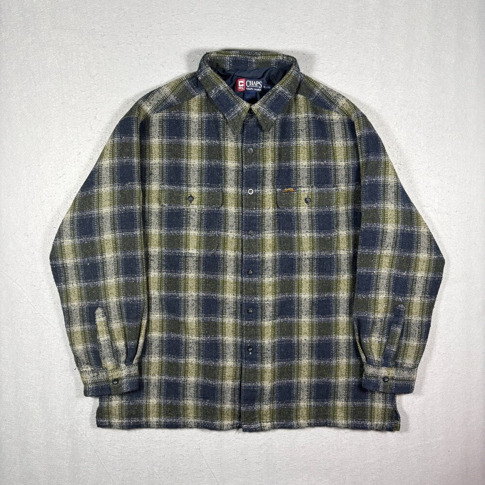 Vintage CHAPS By Ralph Lauren Men’s XL Plaid Jacket Lined Classic Preppy